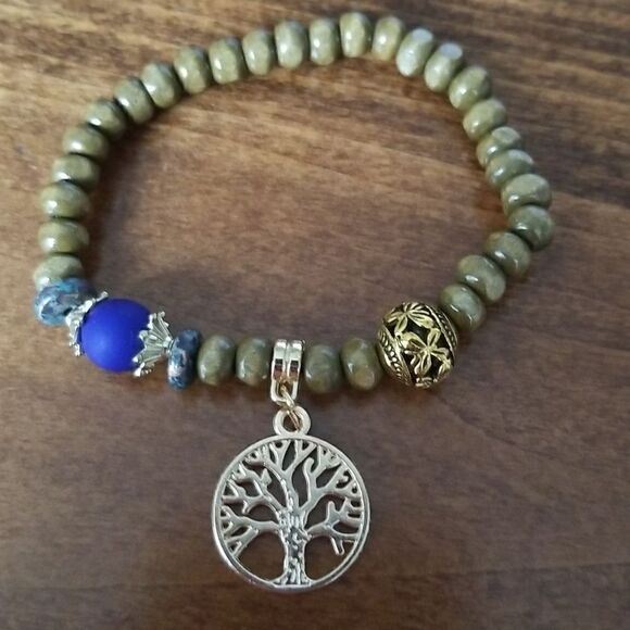 Tree of life 4 pc boho bracelet set - Picture 6 of 8